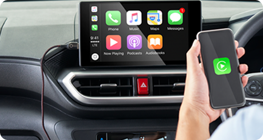 9 Touchscreen Head Unit + Android Auto & Apple Car Play Daihatsu Rocky Palembang