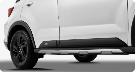 Side Stone Guard & New Gun Metal Side Skid Plate Daihatsu Rocky