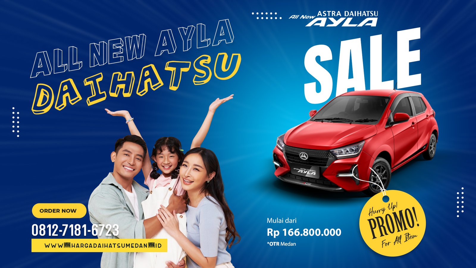 Daihatsu Medan Ayla Harga Promo 2025