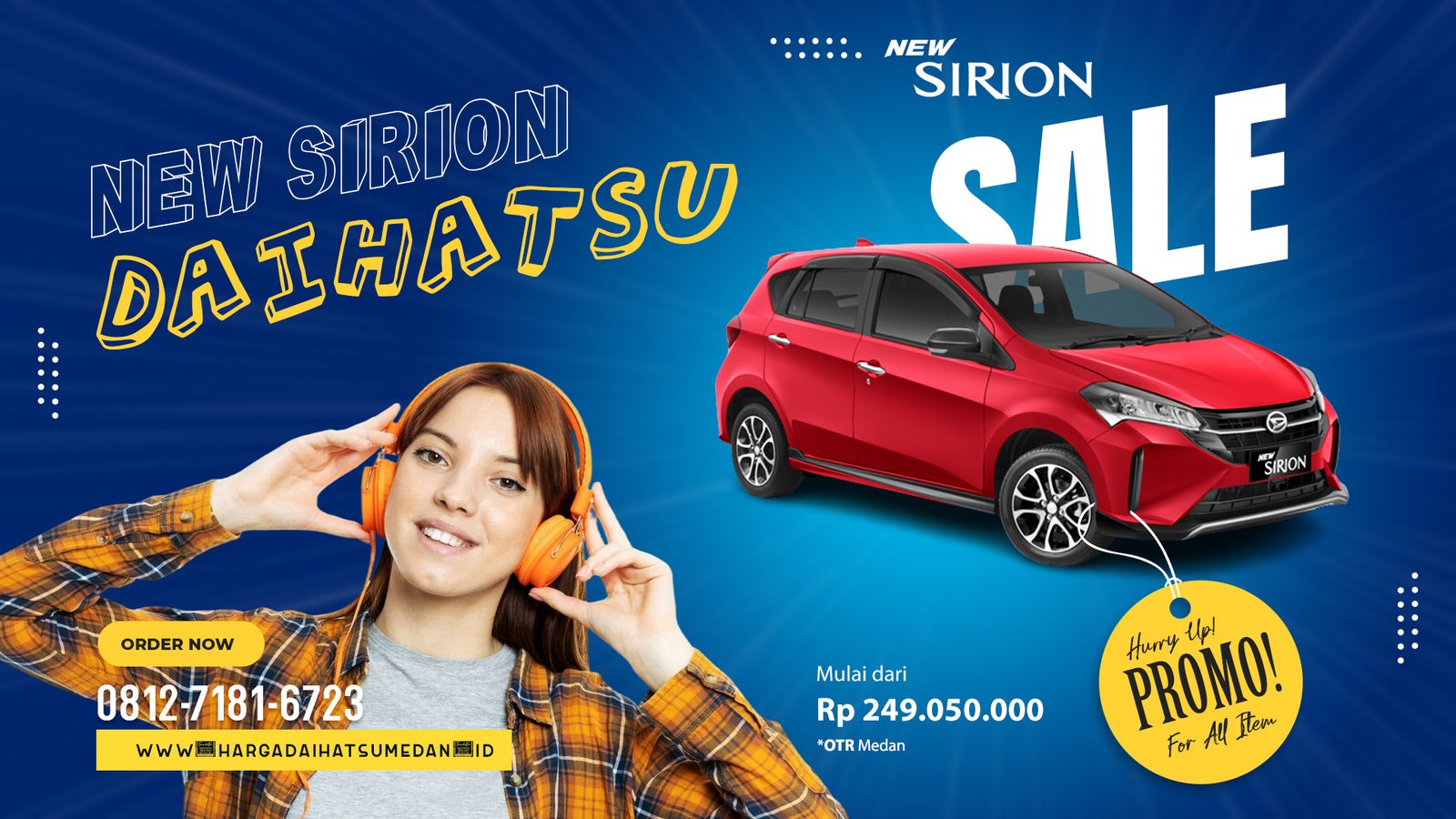 Daihatsu Medan Sirion Harga Promo 2025