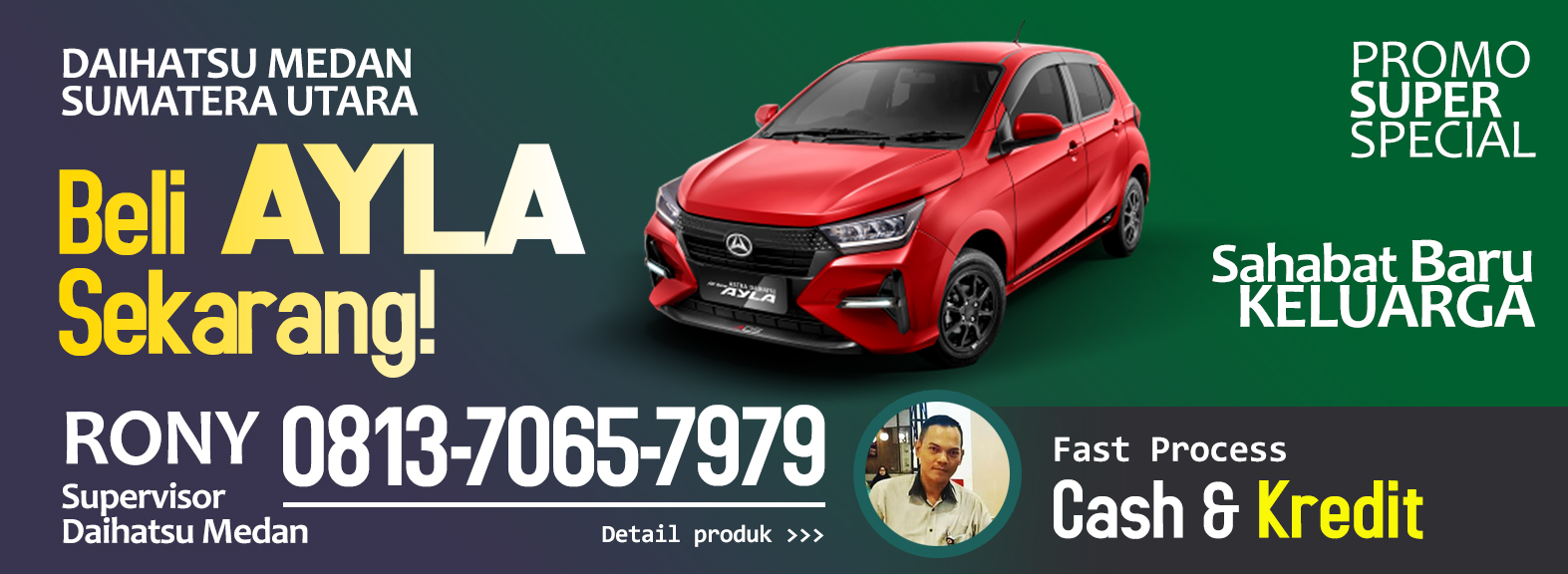 Ayla Medan Harga Promo DP Murah