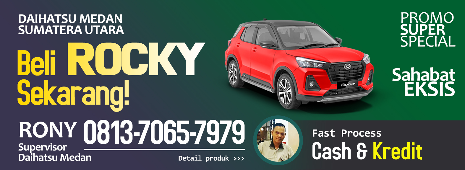 Rocky Medan Harga Promo DP Murah