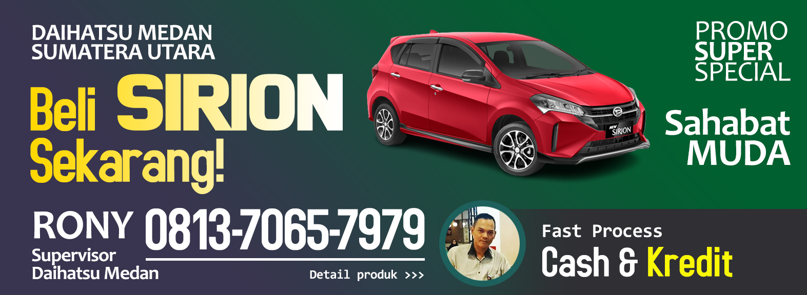 Sirion Medan Harga Promo DP Murah